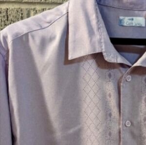 Cafe Luna Lavender Bowling Shirt